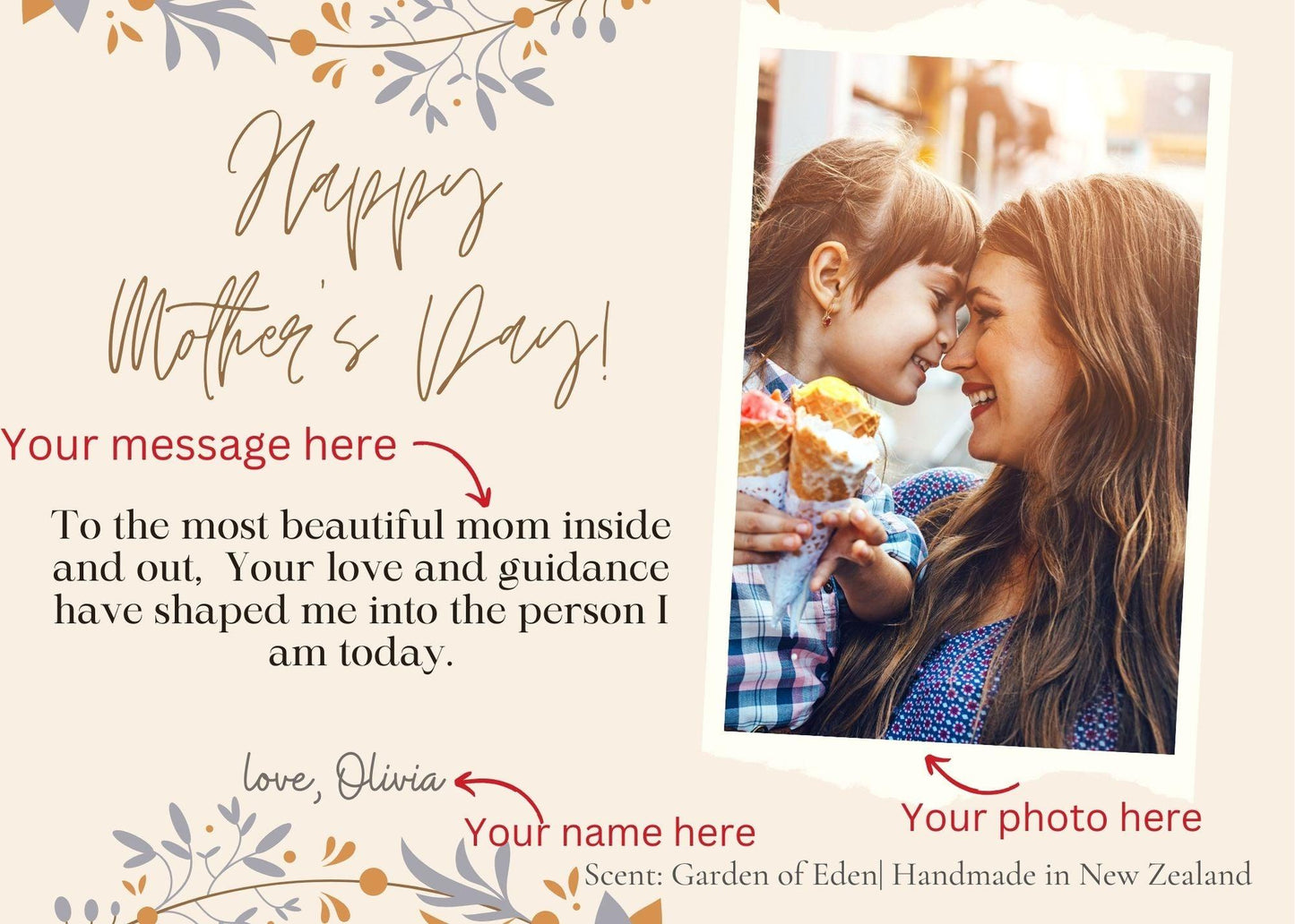 Personalised Photo Candle - Personalized Gifts - anyengarden