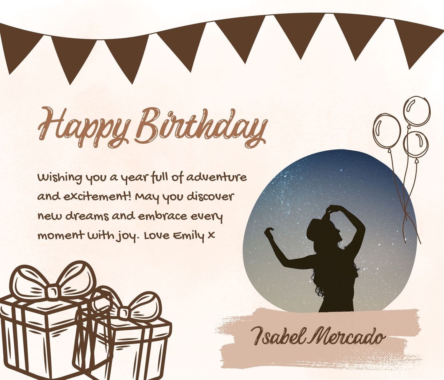 Birthday Gift Personalized Photo Candle