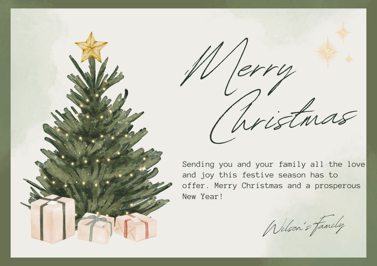 Christmas Tree Personalized Christmas Candles