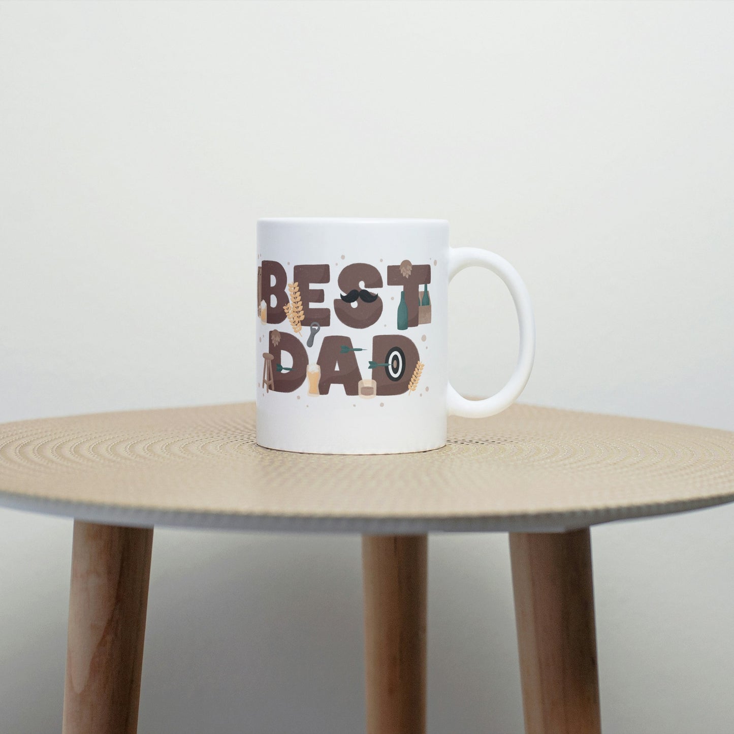 Gift your beer-loving dad this BEST DAD mug with beer graphics. Durable ceramic, microwave & dishwasher safe. Perfect Father’s Day or birthday surprise. best dad mug with beer, beer lover dad mug, father’s day beer mug gift, funny dad coffee mug, dad beer mug ceramic