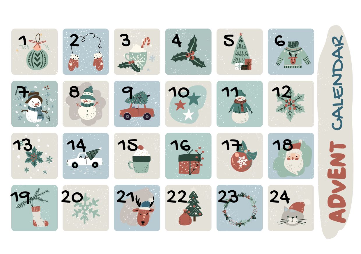 Advent Calendar Christmas Candles