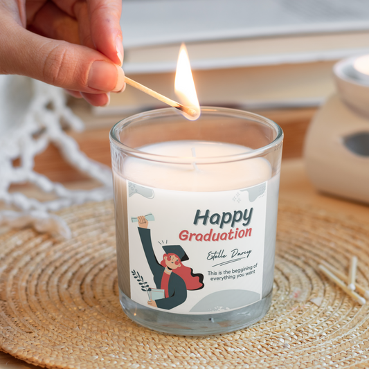 Happy Graduation - Personalized Candle