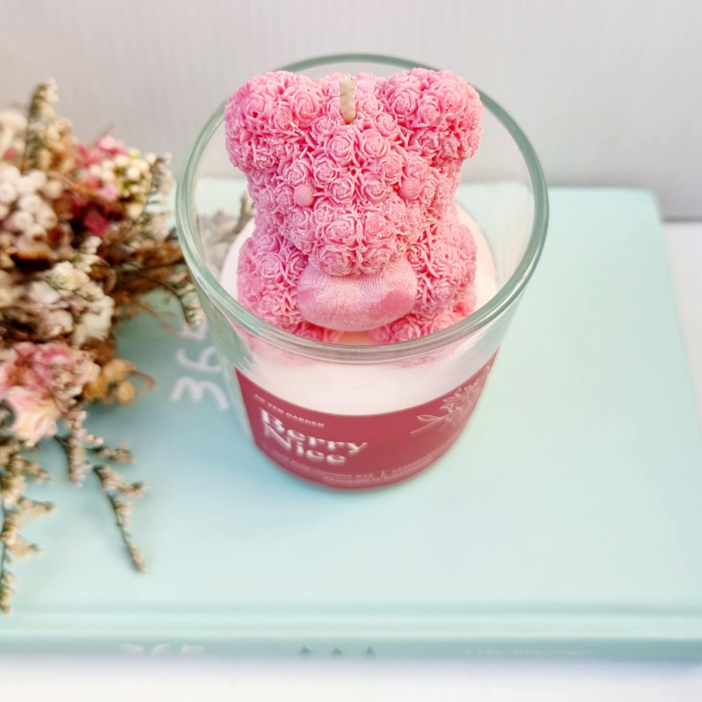 Rose Bear Candle - Berry Nice (Fragrance)
