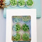 Cactus Circle Tealights - Pack of 6