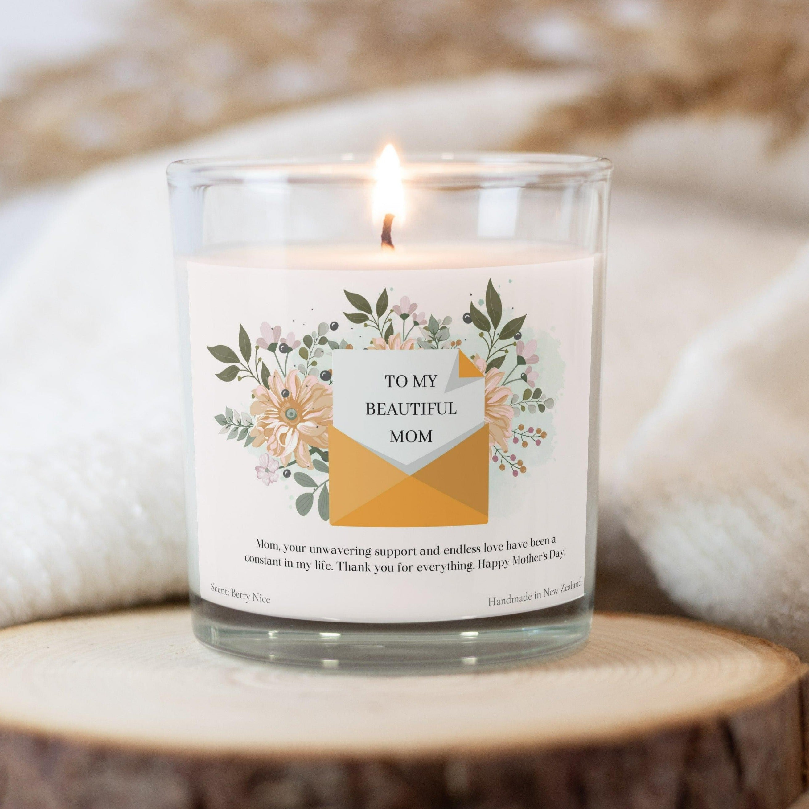 Personalized Mom Candle– Frankie Print Co