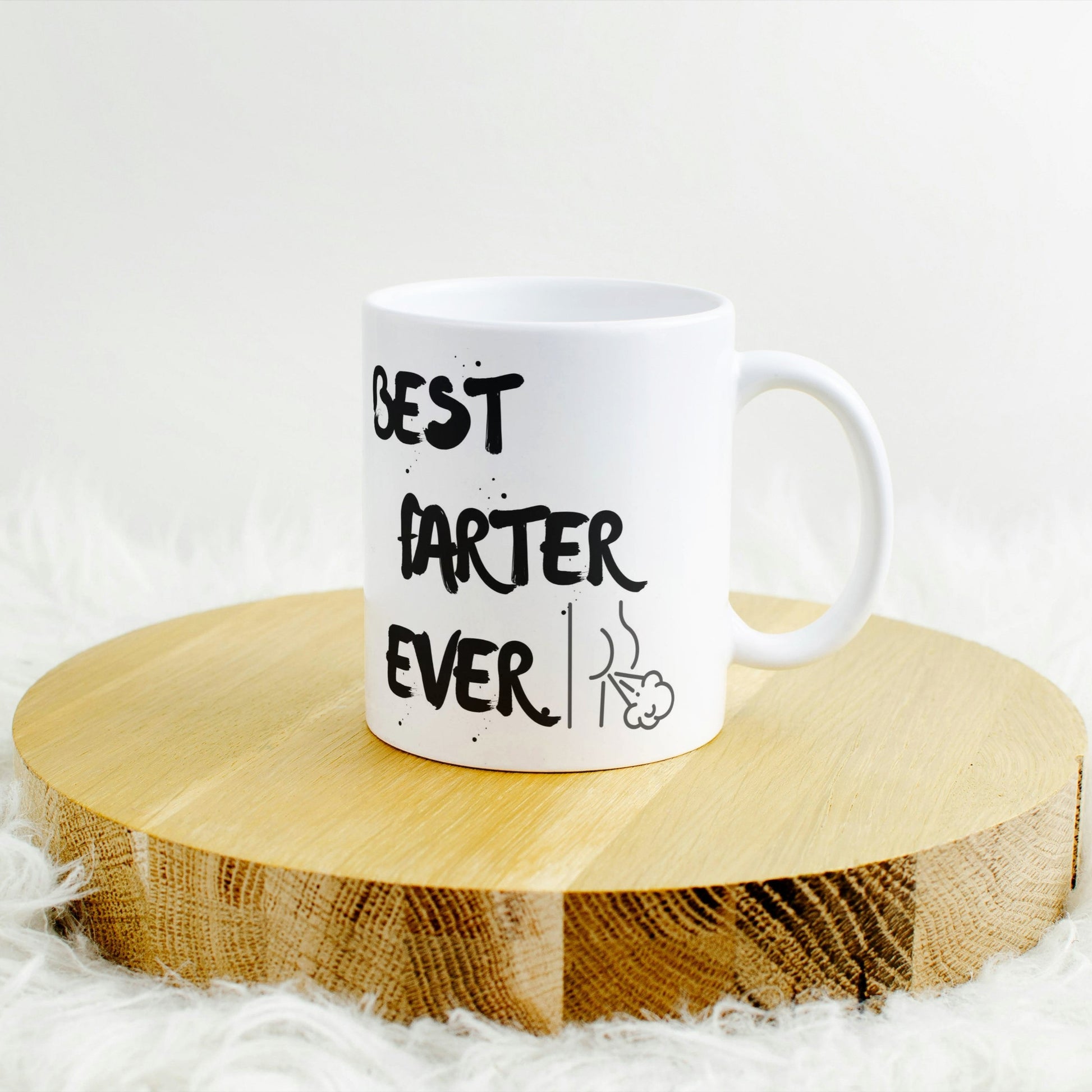 Make Dad laugh with this BEST FARTER EVER mug. Durable ceramic, microwave & dishwasher safe. Perfect funny Father’s Day or birthday gift for dads. best farter ever mug, funny dad coffee mug, gag gift for father, humorous father’s day mug, novelty coffee cup for dad