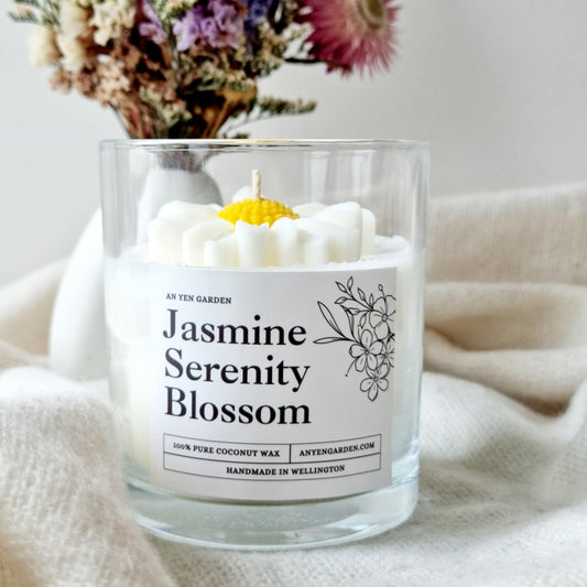 Daisy Candle - Jasmine Serenity Blossom (Fragrance)