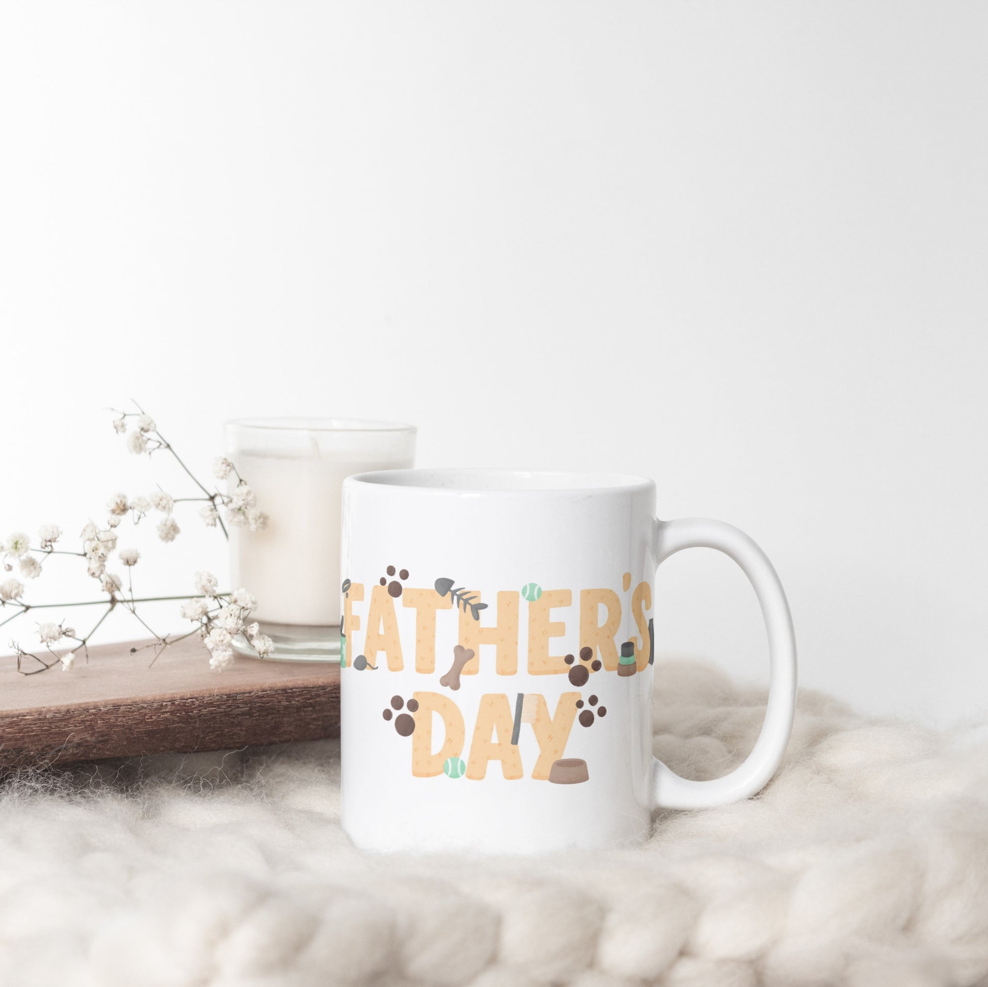 Celebrate Father’s Day with this mug featuring dog graphics. Perfect for dads who love pups. Ceramic, microwave & dishwasher safe. Great gift idea.dog dad mug, father’s day dog gift, coffee mug for dog-loving dads, paw print father’s day mug, dog-themed father gift