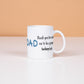 Show your edgy appreciation with this funny dad mug: “Thank you for raising me a proper f***ing lady” with censored text. funny dad mug censored swear, thank you dad mug, funny father’s day gift, edgy dad coffee cup, sarcastic dad mug